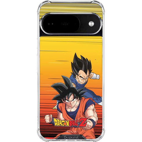 Dragon Ball Z Goku & Vegeta Google Pixel 10 Clear Case